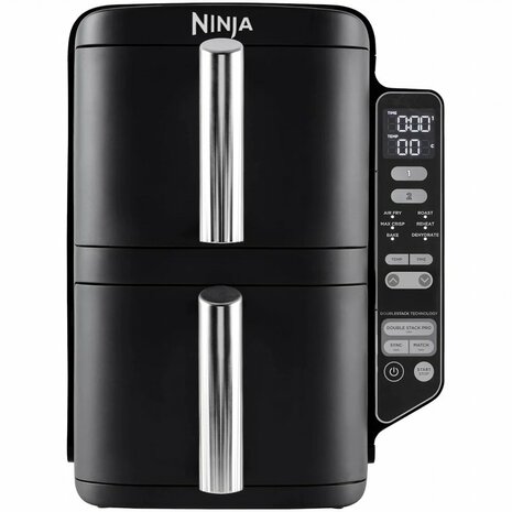 Ninja SL300EU Airfryer | Dubbele Mand | 7,6 Liter | Vrijstaand | 1750 Watt | Zwart | OPEN BOX