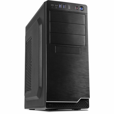 Inter-Tech IT-5916 | Midi Tower Case | 500 Watt Voeding | Zwart