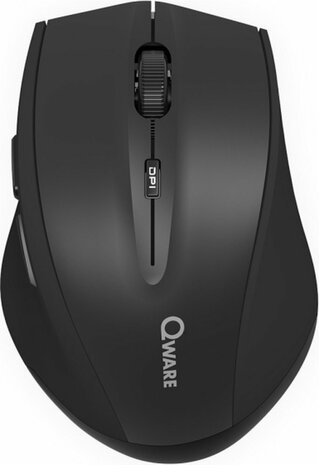 QWARE Wireless Mouse Bolton Zwart
