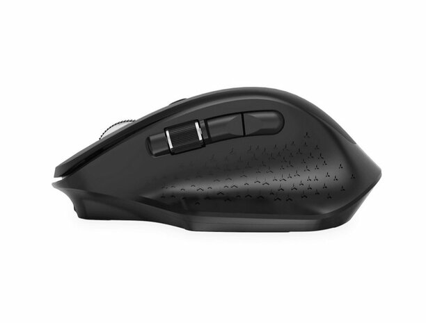 QWARE Wireless Ergo Mouse York Zwart