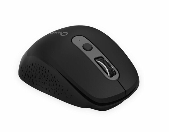 QWARE Wireless Ergo Mouse York Zwart