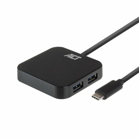 ACT AC6410 | USB 3.2 Gen 2 Hub | Type-C | 5 Gbit/s | Zwart