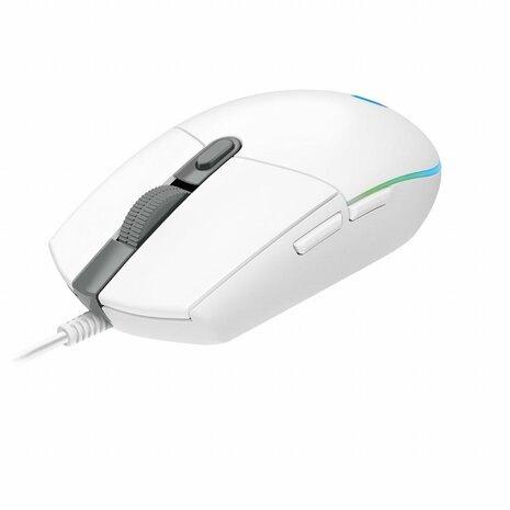 Logitech G102 LightSync | Gaming Muis | Rechtshandig | USB-A | 8000 DPI | Wit