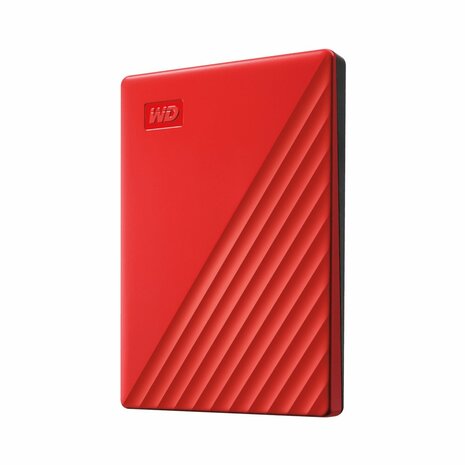 WD My Passport Externe Harde Schijf | 2TB | USB 3.2 | Rood