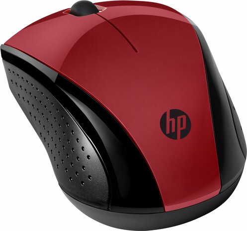 HP 220 | Draadloze Muis | Links- en Rechtshandig | RF | 1600 DPI | Rood