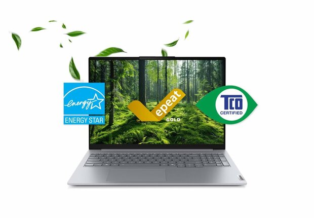 Lenovo ThinkBook 16 G8 | 16" WUXGA IPS (1920x1200) | Intel Core Ultra 5 225U | 16GB DDR5 RAM | 512GB SSD | Windows 11 Professional | Grijs