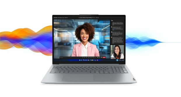 Lenovo ThinkBook 16 G8 | 16" WUXGA IPS (1920x1200) | Intel Core Ultra 5 225U | 16GB DDR5 RAM | 512GB SSD | Windows 11 Professional | Grijs