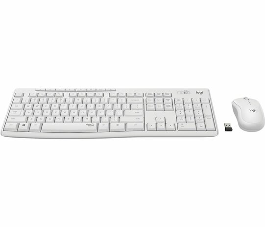 Logitech MK295 toetsenbord RF Draadloos QWERTY US International Wit