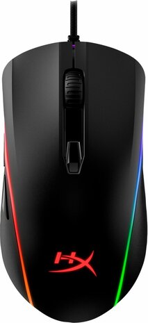 HyperX Pulsefire Surge | Bekabelde Gaming Muis | Rechtshandig | USB-A | 16000 DPI | Zwart