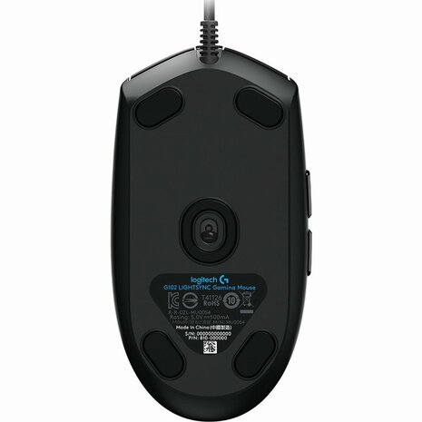 Logitech G102 LIGHTSYNC | 8000 DPI | 6 Knoppen | RGB | Bedrade Gamingmuis | Zwart