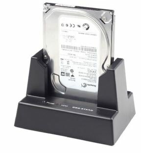 *USB 2.0 Docking station voor 2.5" & 3.5" SATA HDD's