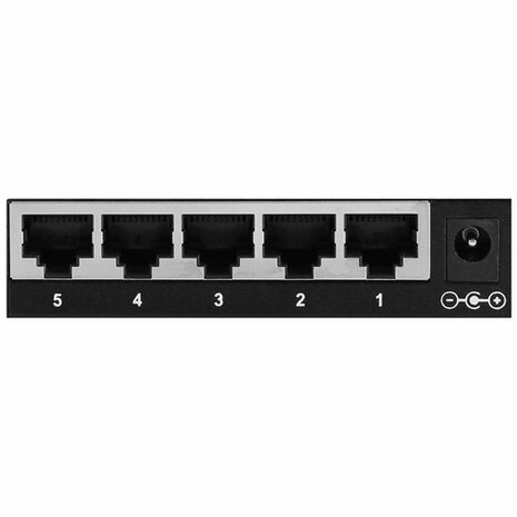 Eminent EM4430 Unmanaged Fast Ethernet (10/100) Power over Ethernet (PoE) Zwart netwerk-switch
