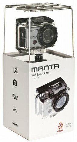 Manta WiFi Sport Cam + Accessoires / F-HD / 8MP