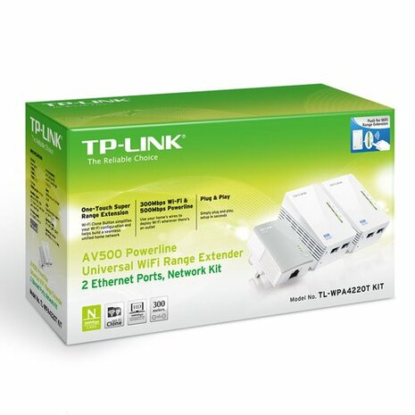 TP-LINK TL-PA4010 + 2x TL-WPA4220