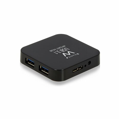 Ewent EW1134 USB 3.1 (3.1 Gen 2) Type-A 5000Mbit/s Zwart hub & concentrator