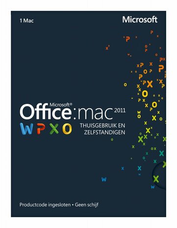 Microsoft Office 2011 Thuisgebruik en Zelfstandigen NL MAC