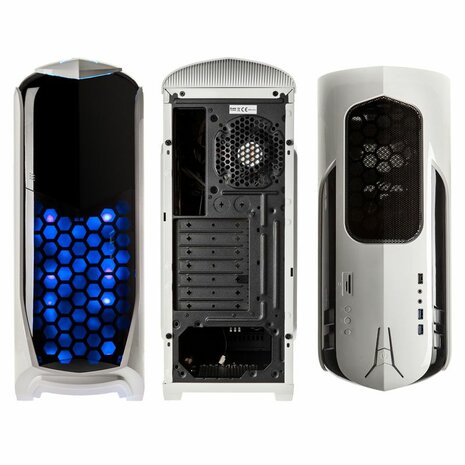 *Aviator midi Tower Gaming Case - White