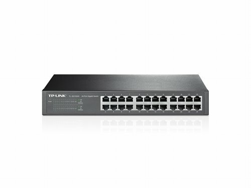 TP-LINK TL-SG1024D Unmanaged Gigabit Ethernet (10/100/1000) Grijs