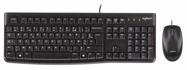 Logitech Desktop MK120 toetsenbord USB QWERTY US International Zwart