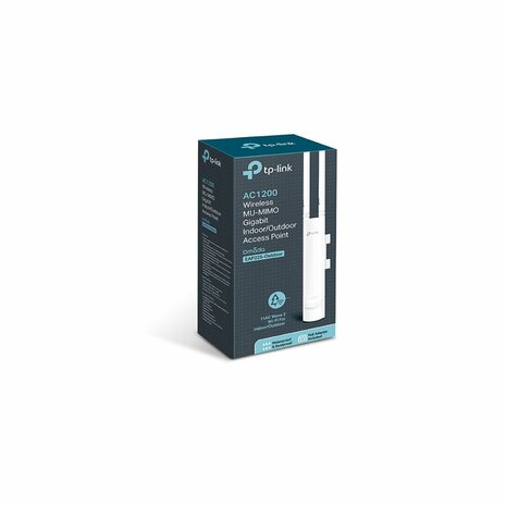 TP-Link EAP225 Outdoor Access Point | Wifi 5 | Power over Ethernet (PoE) met Adapter | 1200 Mbit/s | Inclusief Montagebeugel & Waterdichte Antennes