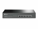 TP-LINK-TL-SG1008MP-Unmanaged-Gigabit-Ethernet-(10-100-1000)-Power-over-Ethernet-(PoE)-Zwart