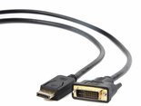 Gembird-CC-DPM-DVIM-6-|-DisplayPort-naar-DVI-Kabel-|-18-m-|-Zwart