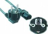 Gembird-PC-186-VDE-|-18-m-Stroomkabel-|-Schuko-(CEE-7-7)-naar-IEC-C13-|-Zwart-|-10A-250V