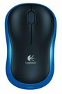 Logitech-M185-|-Ambidextrous-Draadloze-Muis-|-RF-Draadloos-|-1000-DPI-|-Zwart-Blauw