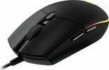 Logitech-G203-Lightsync-|-Ambidextrous-Bedrade-Gaming-Muis-|-USB-A-|-8000-DPI-|-Zwart-|-RGB