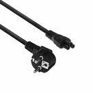 ACT-AC3310-|-Elektriciteitssnoer-|-2-Meter-|-CEE7-7-naar-C5-Stekker-(3-Pin)-|-Zwart