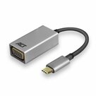 ACT-AC7000-USB-C-naar-VGA-female-adapter-kabellengte-0.15m-aluminium-behuizing