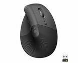 Logitech-Lift-|-Ergonomische-Draadloze-Muis-|-RF-Draadloos-+-Bluetooth-|-4000-DPI-|-Grafiet