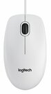 Logitech-B100-|-Ambidextrous-Bedrade-Muis-|-USB-A-|-800-DPI-|-Wit