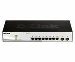 D-Link-DGS-1210-10-netwerk-switch-Managed-L2-Gigabit-Ethernet-(10-100-1000)-1U-Zwart-Grijs