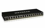 NETGEAR-GS316P-Unmanaged-Gigabit-Ethernet-(10-100-1000)-Power-over-Ethernet-(PoE)-Zwart