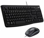 Logitech-Desktop-MK120-toetsenbord-USB-QWERTZ-Duits-Inclusief-muis-Zwart