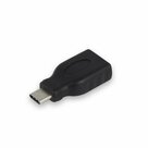 ACT-kabel-tussenstuk-|-USB-A-naar-USB-C-|-Zwart-|-AC7355
