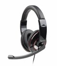 Gembird-MHS-001-|-Bedraade-On-Ear-Headset-USB-A-|-Zwart