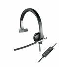 Logitech-H650e-|-Bedraade-On-ear-Mono-Headset-|-USB-A-|-Zwart-Zilver
