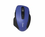 Qware-Glasgow-|-Draadloze-Muis-|-Rechtshandig-|-RF-+-Bluetooth-|-1600-DPI-|-Blauw-Zwart