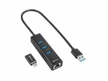 Sharkoon-4044951037575-|-Docking-Station-&amp;-Poortreplicator-|-USB-C-3.2-Gen-1-|-Draadloos-|-Zwart