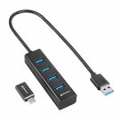 Sharkoon-4044951037582-|-USB-3.2-Gen-1-(3.1-Gen-1)-Type-C-Hub-|-5000-Mbit-s-|-Zwart