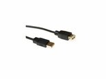 ACT-|-USB-2.0-Verlengkabel-|-USB-A-Male-naar-USB-A-Female-|-Zwart