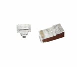 Gembird-kabel-connector-|-RJ-45-|-Bruin-|-Zilver-|-Transparant-|-LC-PTF-01-10