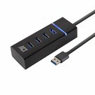 ACT-AC6300-|-USB-3.2-Gen-1-Interface-Hub-|-Type-A-|-5-Gbps-|-Zwart