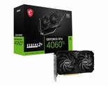 MSI-GeForce-RTX-4060-TI-VENTUS-2X-BLACK-OC-|-16GB-GDDR6-VRAM-|-Videokaart-|-GPU-|-Nvidia