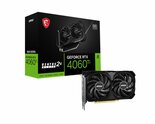MSI-GeForce-RTX-4060-Ti-VENTUS-2X-BLACK-E1-OC-|-8GB-GDDR6-VRAM-|-Videokaart-|-GPU-|-Nvidia