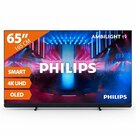 Philips-65OLED909-65-|-Ultra-HD-4K-OLED-Smart-TV-met-Ambilight-|-Google-TV-+-Wifi-|-Ambilight-voor-Een-Sfeervolle-Beeldervaring-|-OLED-Perfect-Zwart-en-Levendige-Kleuren-|-Dolby-Vision-|-120Hz