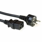 ACT-AK5147-|-1-m-Stroomkabel-|-CEE-7-7-Male-(Recht)-naar-C19-|-Zwart