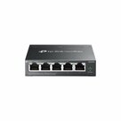 TP-Link-Omada-ES205GP-Managed-Gigabit-Ethernet-(10-100-1000)-Power-over-Ethernet-(PoE)-Zwart